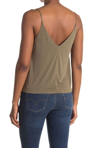 Shop Abound Double-v Cami In Olive Sarma