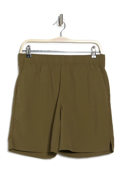 Shop Abound Nylon Shorts In Olive Dark