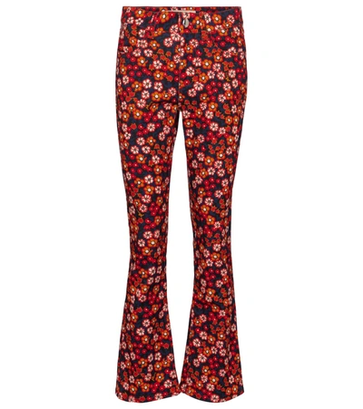 Shop Marni Mid-rise Floral Jeans In Multicoloured