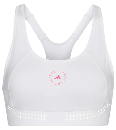 Shop Adidas By Stella Mccartney Truepurpose Sports Bra In White