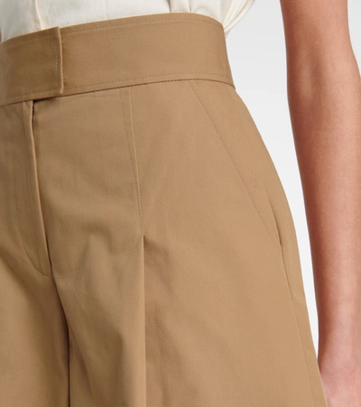 Shop Apc Diane Cotton Shorts In Brown