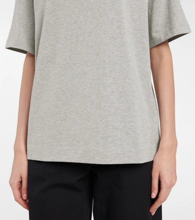 Shop Dries Van Noten Cotton Jersey T-shirt In Grey