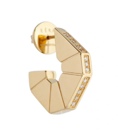 Shop Eéra Eéra Carey 18kt Gold Single Earring With Diamonds