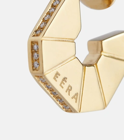 Shop Eéra Eéra Carey 18kt Gold Single Earring With Diamonds