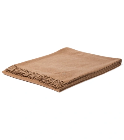 Loro Piana Unito Cashmere Blanket In Brown