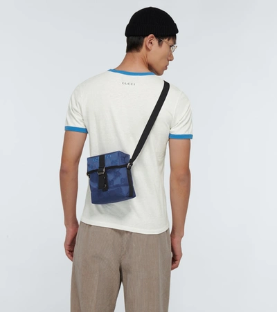 Shop Gucci Off The Grid Messenger Bag In Blue