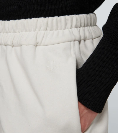 Shop Jil Sander Cotton Shorts In White