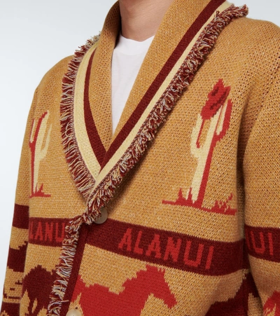 Shop Alanui Wild Roads Cardigan In Multicoloured