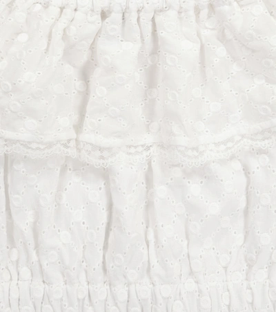 Shop Paade Mode Milan Cotton Top In White