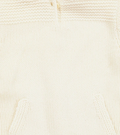Shop Bonpoint Baby Hooded Cashmere Coat In White