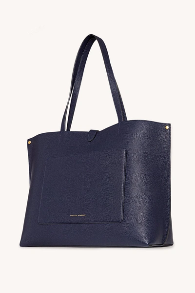 Shop Rebecca Minkoff Megan Tote In Navy