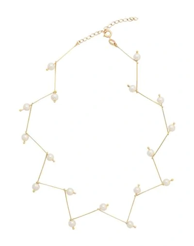 Shop 8 By Yoox Necklaces In Gold