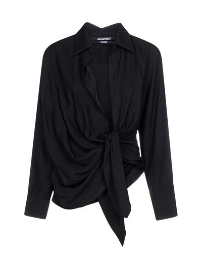 Shop Jacquemus Shirt In Black