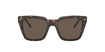 Shop Vogue Eyewear Man Sunglasses Vo5380s In Dark Brown