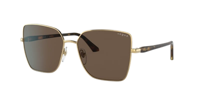 Shop Vogue Eyewear Woman Sunglasses Vo4199s In Dark Brown