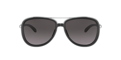 Oakley Split Time Prizm Grey Gradient Aviator Ladies Sunglasses Oo4129 412917 58 In Prizm Grey Gradient