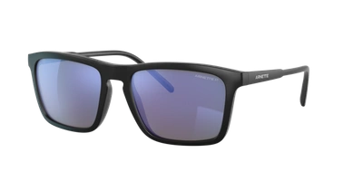 Shop Arnette Unisex Sunglasses An4283 Shyguy In Polarized Dark Grey Mirror Water