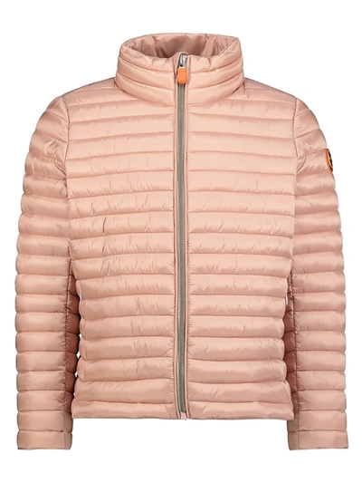 Shop Save The Duck Kids Between-seasons Jacket For Girls In Rose