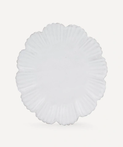 Shop Astier De Villatte Drape Side Plate In White