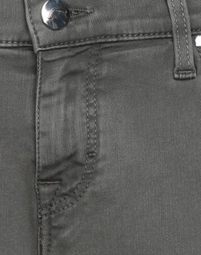 Shop Jacob Cohёn Woman Jeans Military Green Size 26 Cotton, Polyester, Elastane
