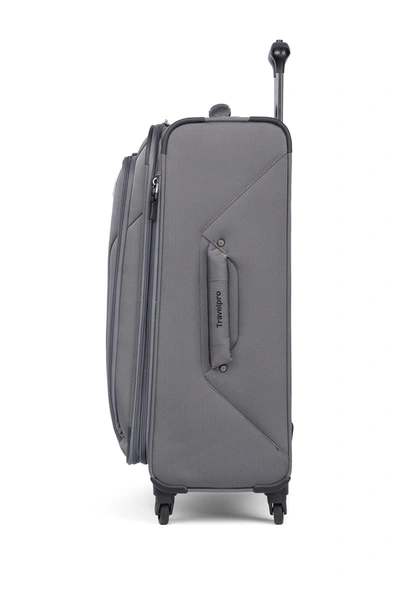 Shop Travelpro Pilot Air™ Elite 25" Expandable Medium Checked Spinner Luggage In Alloy