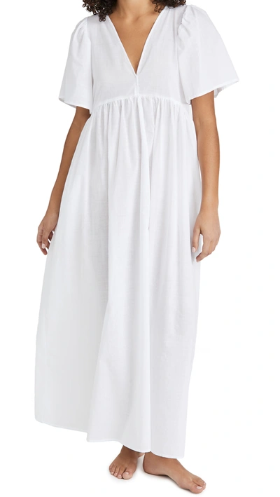 Shop Le Petit Trou Istres Nightdress In White