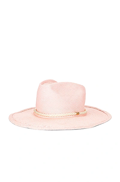 Shop Gladys Tamez Millinery Zuma Cowboy Hat In Dusty Pink