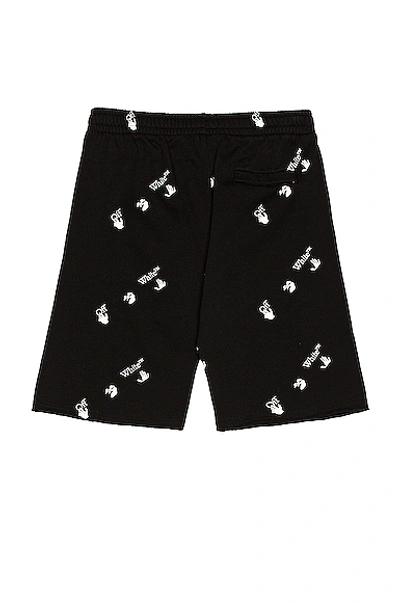 Shop Off-white All Over Sweatshort In Black