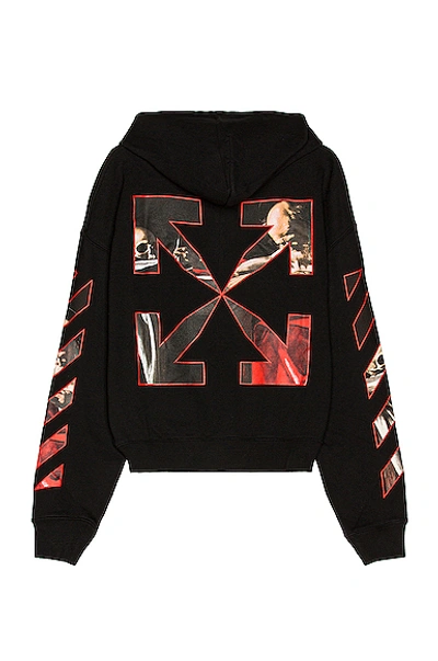 Shop Off-white Caravaggio Hoodie In Black