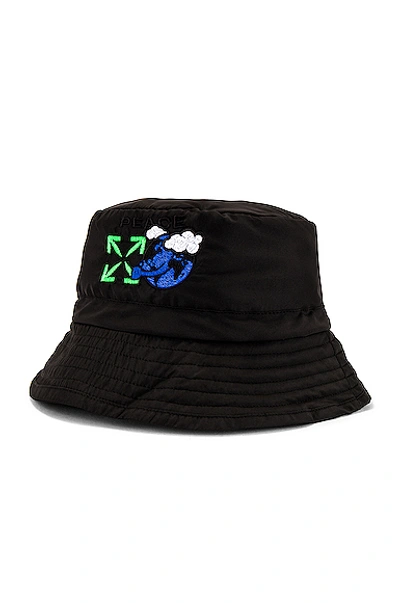 Shop Off-white For The Nature Bucket Hat In Black