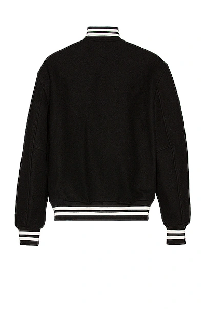 Shop Off-white Varsity Jacket In Black