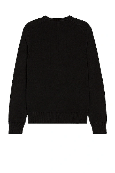Shop Givenchy Crewneck Pullover With Logo In Black & White