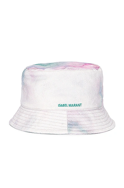 Shop Isabel Marant Haley Bucket Hat In Green