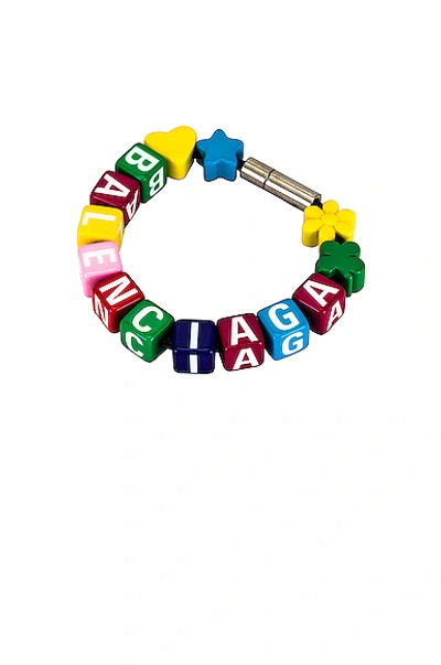 Shop Balenciaga Toy Bracelet In Multi