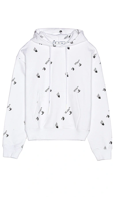 Shop Off-white All Over Hoodie In White