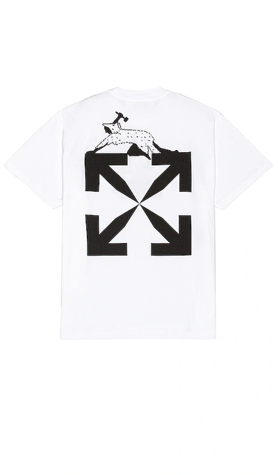 Shop Off-white World Caterpillar Tee In White