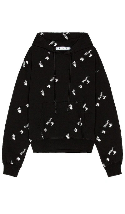 Shop Off-white All Over Hoodie In Black