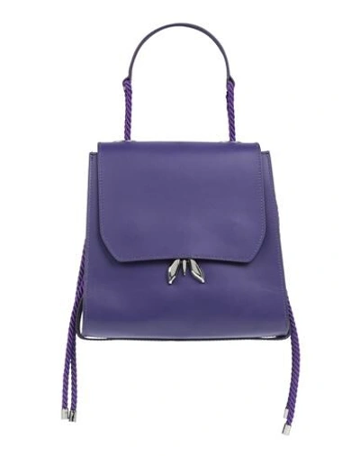 Shop Patrizia Pepe Handbags In Purple