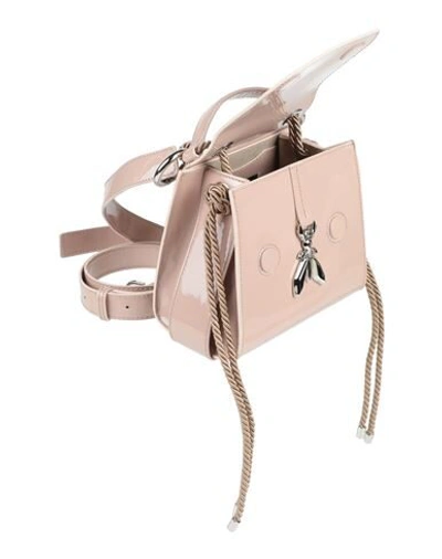 Shop Patrizia Pepe Handbags In Pale Pink