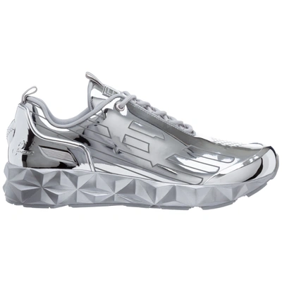 Ea7 Emporio Armani C2 Ultimate Sneakers In Silver Crome | ModeSens