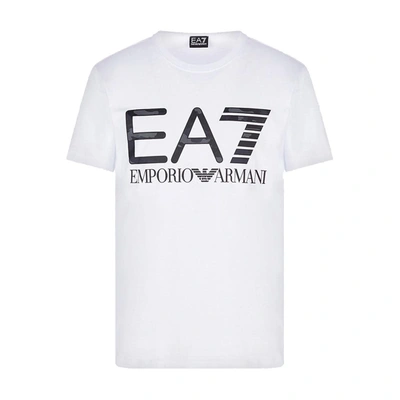 overhemd verkoper Bijdrage Ea7 Emporio Armani Ventus 7 T-shirt In White | ModeSens