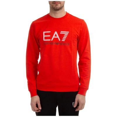 Shop Ea7 Emporio Armani  Metropolis Sweatshirt In Fiery Red