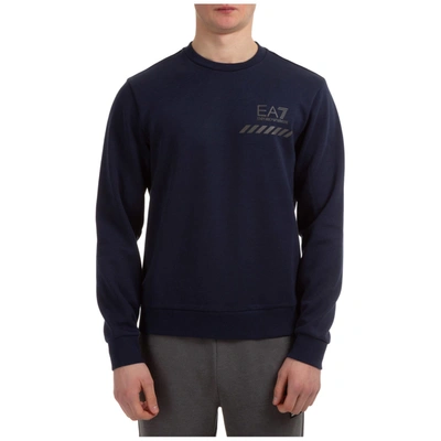 Shop Ea7 Emporio Armani  Metropolis Sweatshirt In Navy Blue