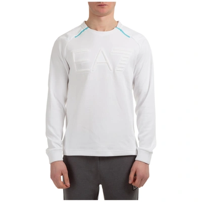 Shop Ea7 Emporio Armani  Ventus 7 Sweatshirt In White