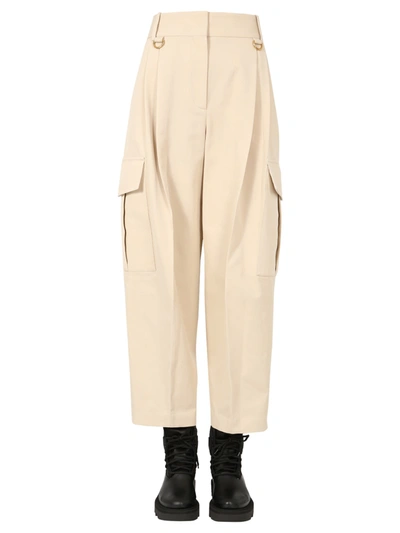 Shop Givenchy Cargo Pants In Bianco