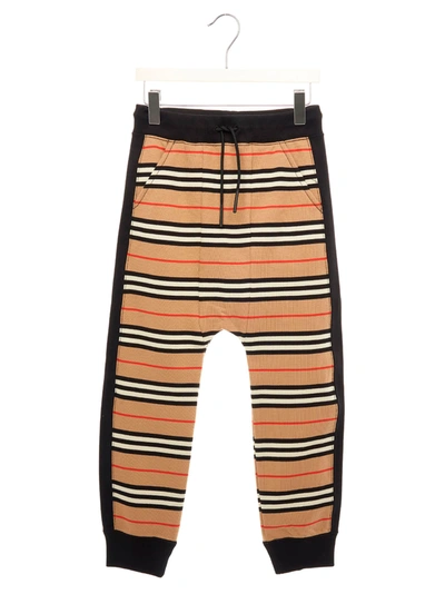 Shop Burberry Lance Sweatpants In Multicolor