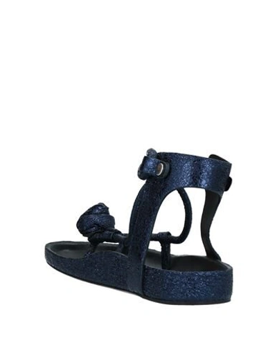 Shop Isabel Marant Toe Strap Sandals In Dark Blue