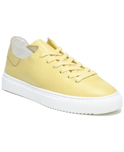 Shop Sam Edelman Women's Poppy Lace-up Sneakers Women's Shoes In Canary Yellow