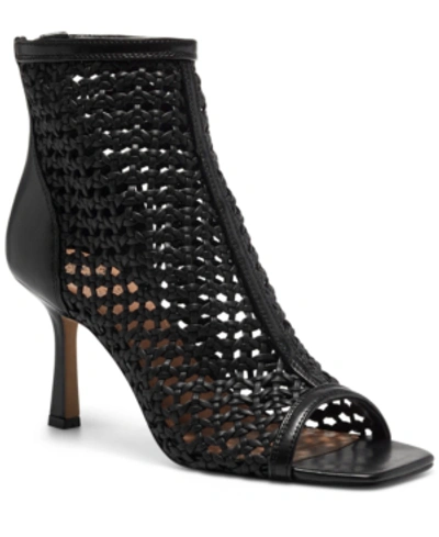 Shop Vince Camuto Women's Emalani Woven Shooties Women's Shoes In Black