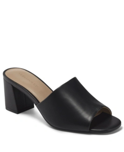Shop Aerosoles Women's Entree Dress Heel Slide Sandals In Black